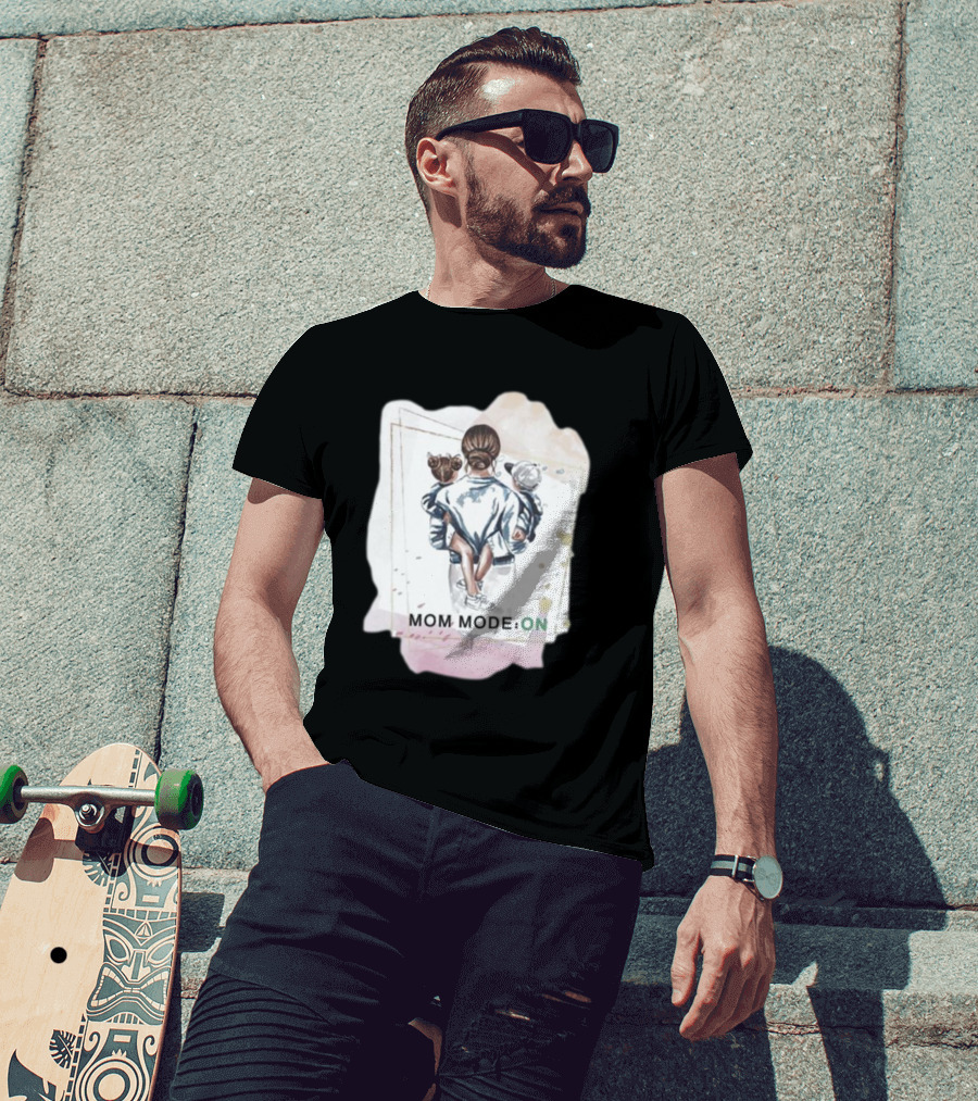 Mom Mode On With Loving Embrace T-Shirt