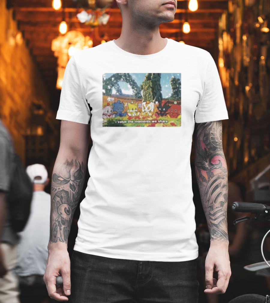 Mamono World All Character Chao I Value the Moments We Share T-Shirt