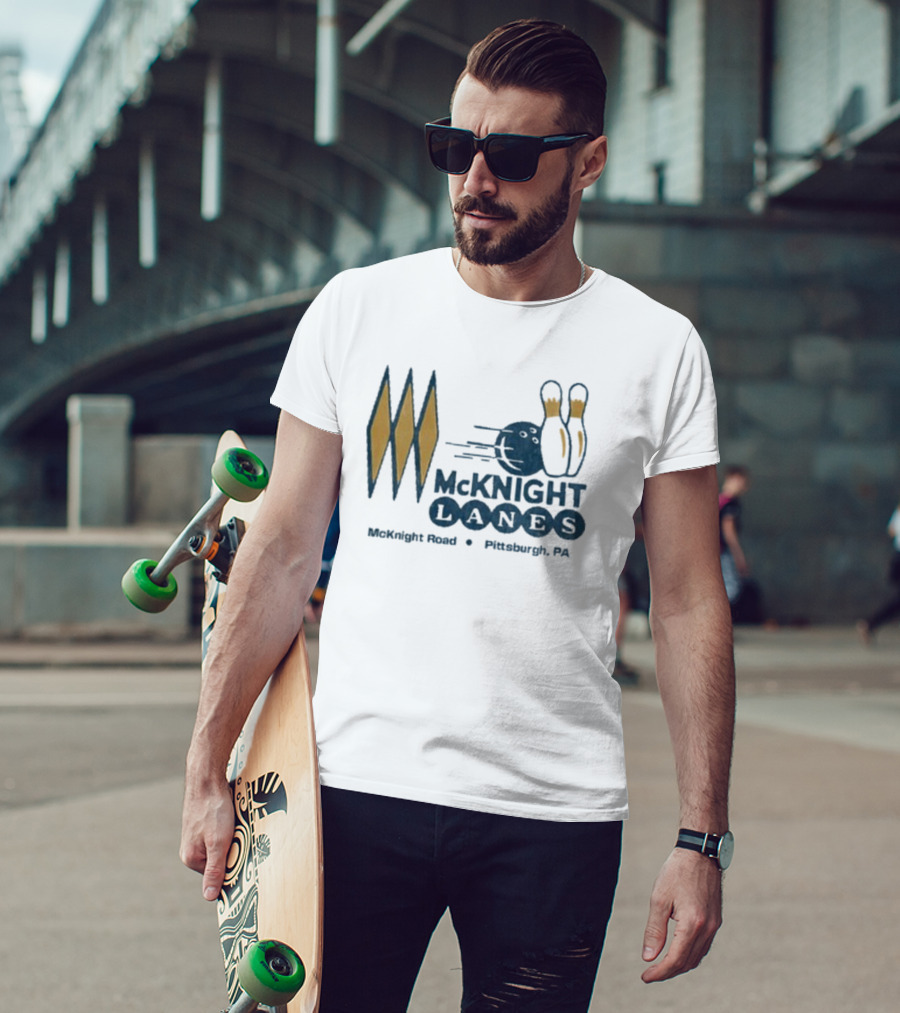 McKnight Lanes Bowling Alley McKnight Road Pittsburgh PA T-Shirt