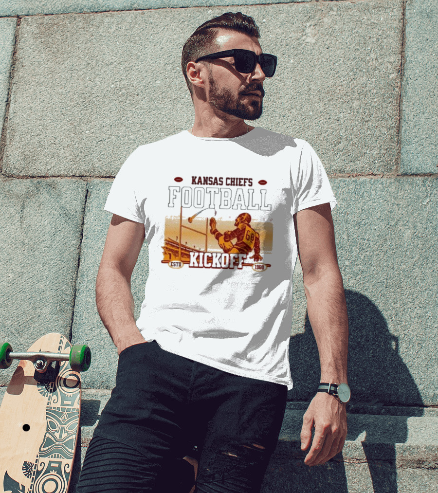 Kansas Chiefs Football Kickoff Vintage T-Shirt
