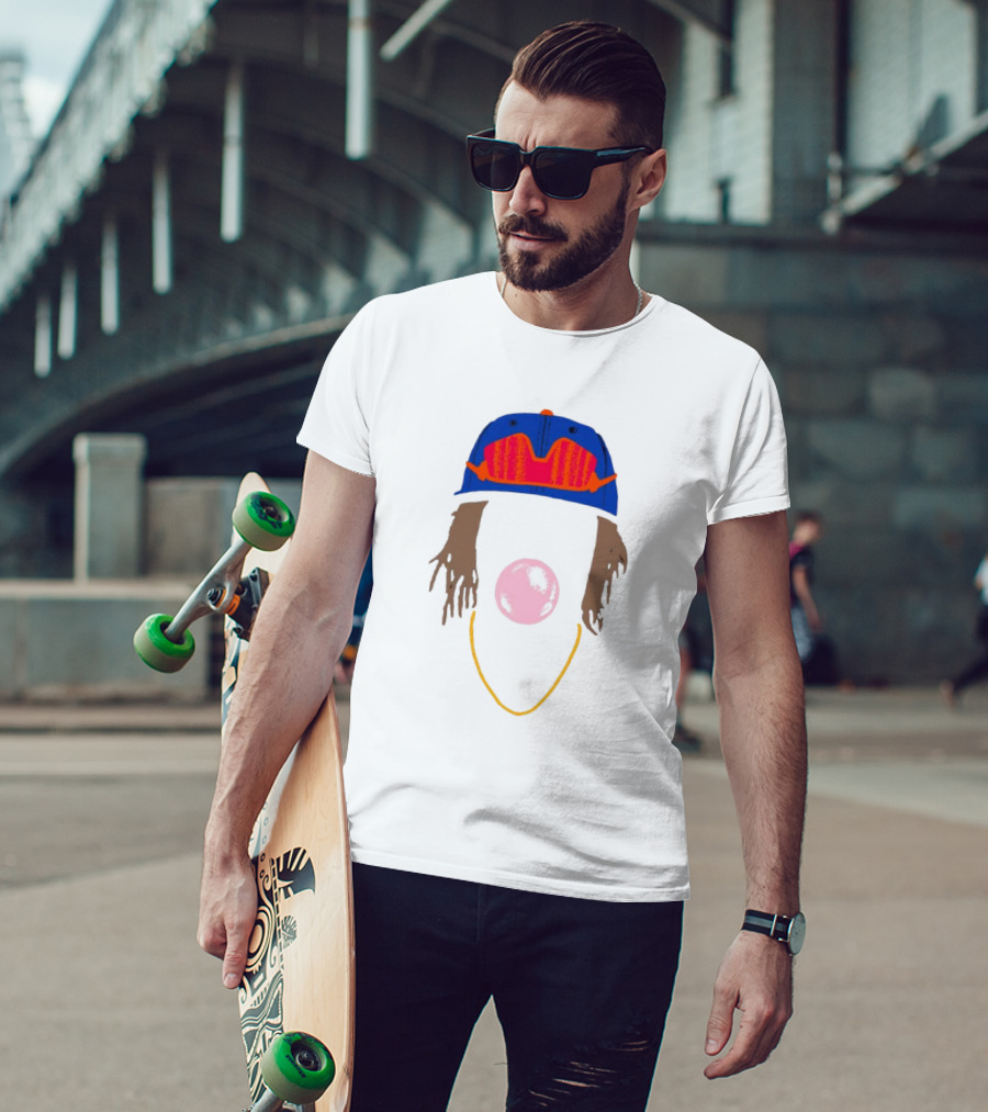 NY LA We Gotta Believe Styling With Cap And Bubblegum T-Shirt