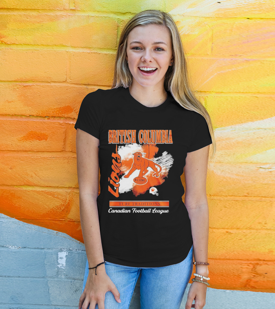 British Columbia Lions Turf Traditions Canadian Football League T-Shirt