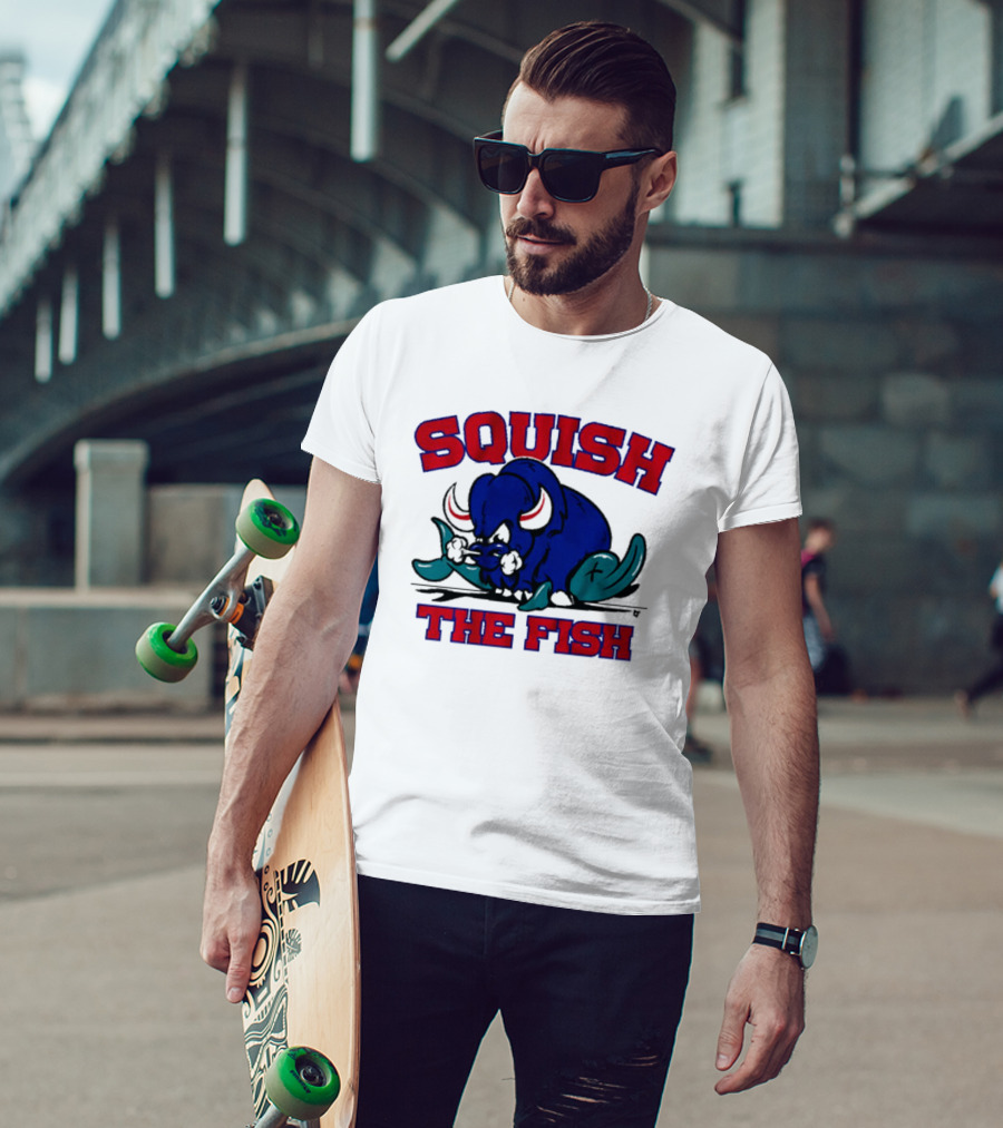 Buffalo Bills NFL Squish The Fish T-Shirt