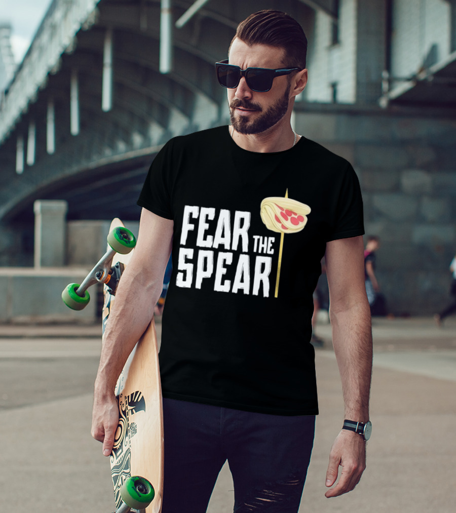 Detroit Tigers Fear The Spear Pizza T-Shirt