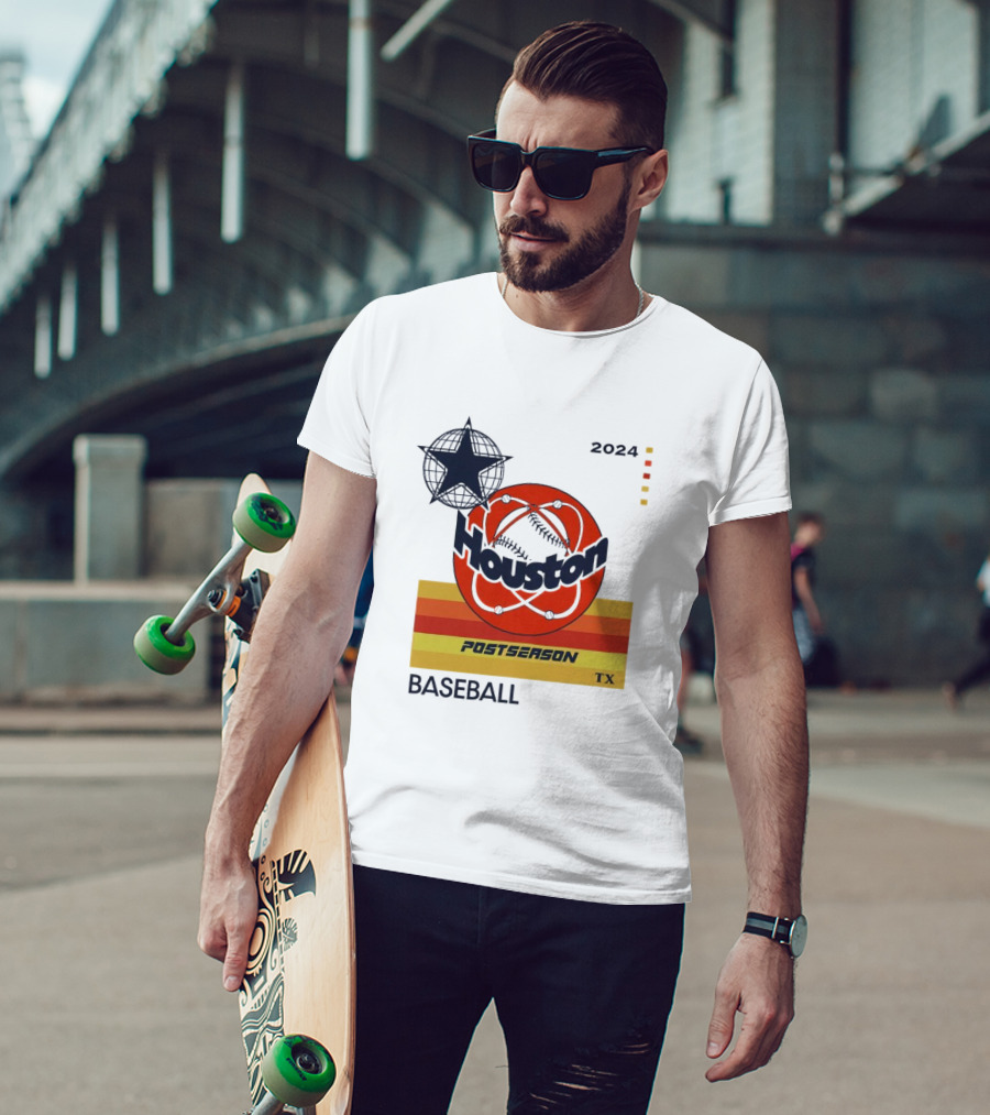 Houston TX Postseason Baseball October T-Shirt