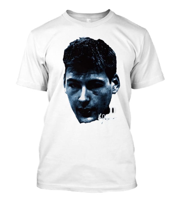 Kyle Filipowski Duke Blue Devils Signature Big Head Image T-Shirt
