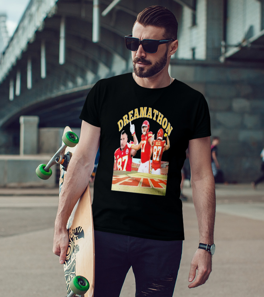 Dreamathon Travis Kelce #87 Kansas City Chiefs NFL T-Shirt