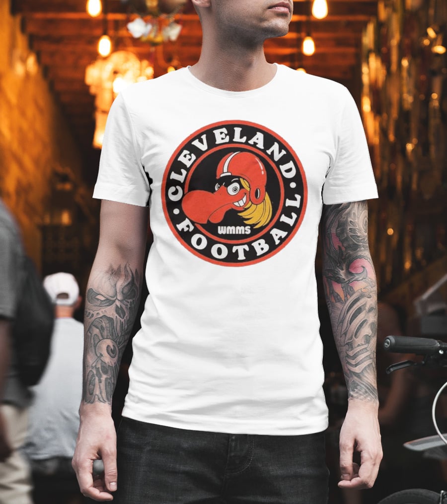 WMMS Cleveland Football 100.7 FM NFL Browns T-Shirt