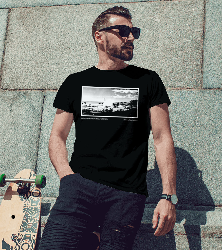 Boiling Nuclear Superheater BONUS Rincon Puerto Rico Atmospheric Landscape T-Shirt