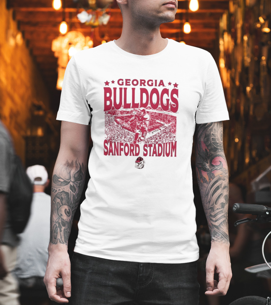 Georgia Bulldogs Sanford Stadium Vintage Gameday T-Shirt