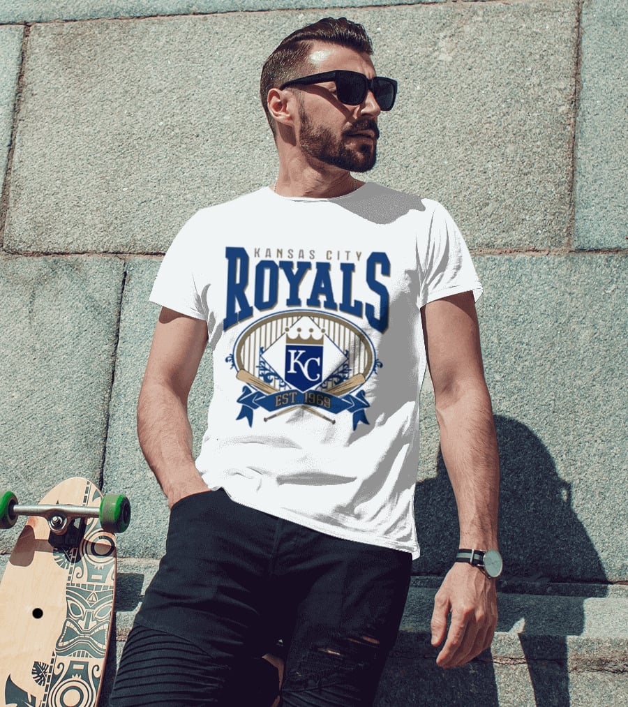 Kansas City Royals Est 1969 KC Baseball T-Shirt