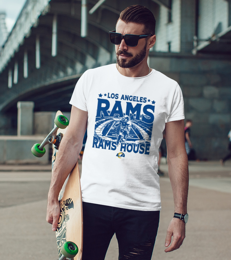 Los Angeles Rams Rams House Vintage Stadium Gameday T-Shirt