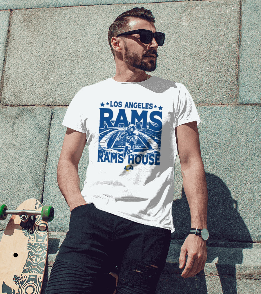 Los Angeles Rams Rams House Vintage Stadium Gameday T-Shirt