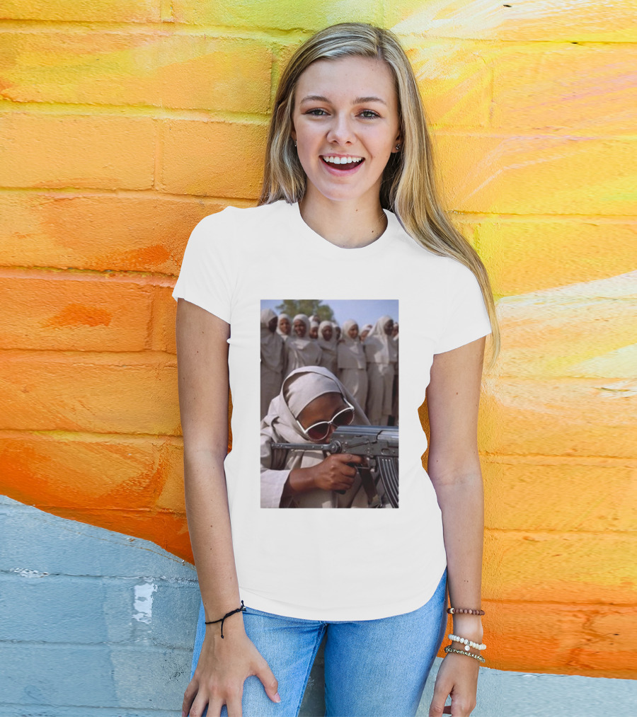 Mena Visuals Women Gun Training Sudan 1993 T-Shirt