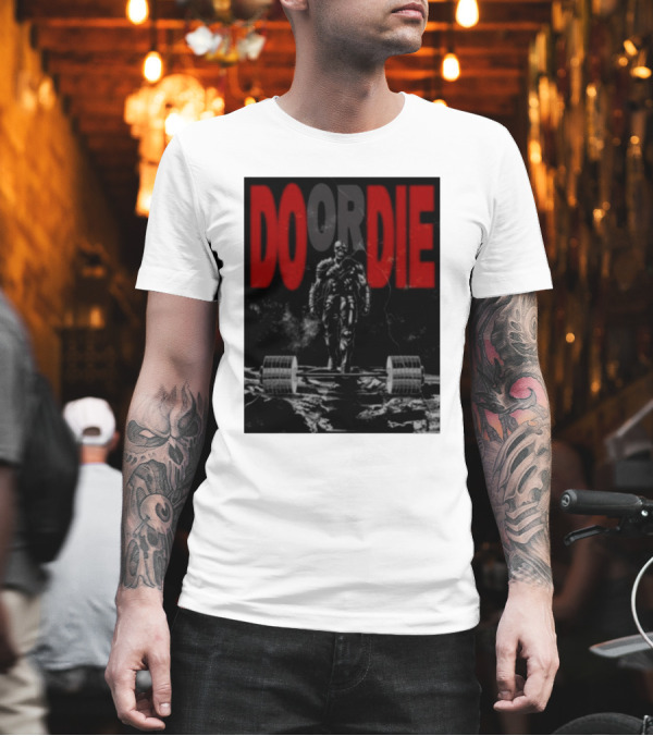 Raskolapparel Do Or Die Powerlifting Motif With Intense T-Shirt Raskolapparel Do Or Die Powerlifting Motif With Intense T-Shirt