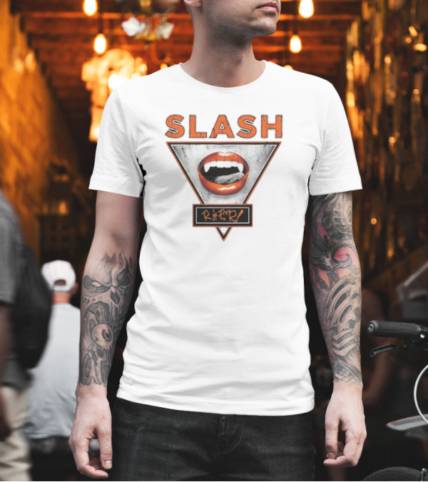 Slash Halloween 2024 Vampire Fangs T-Shirt Slash Halloween 2024 Vampire Fangs T-Shirt
