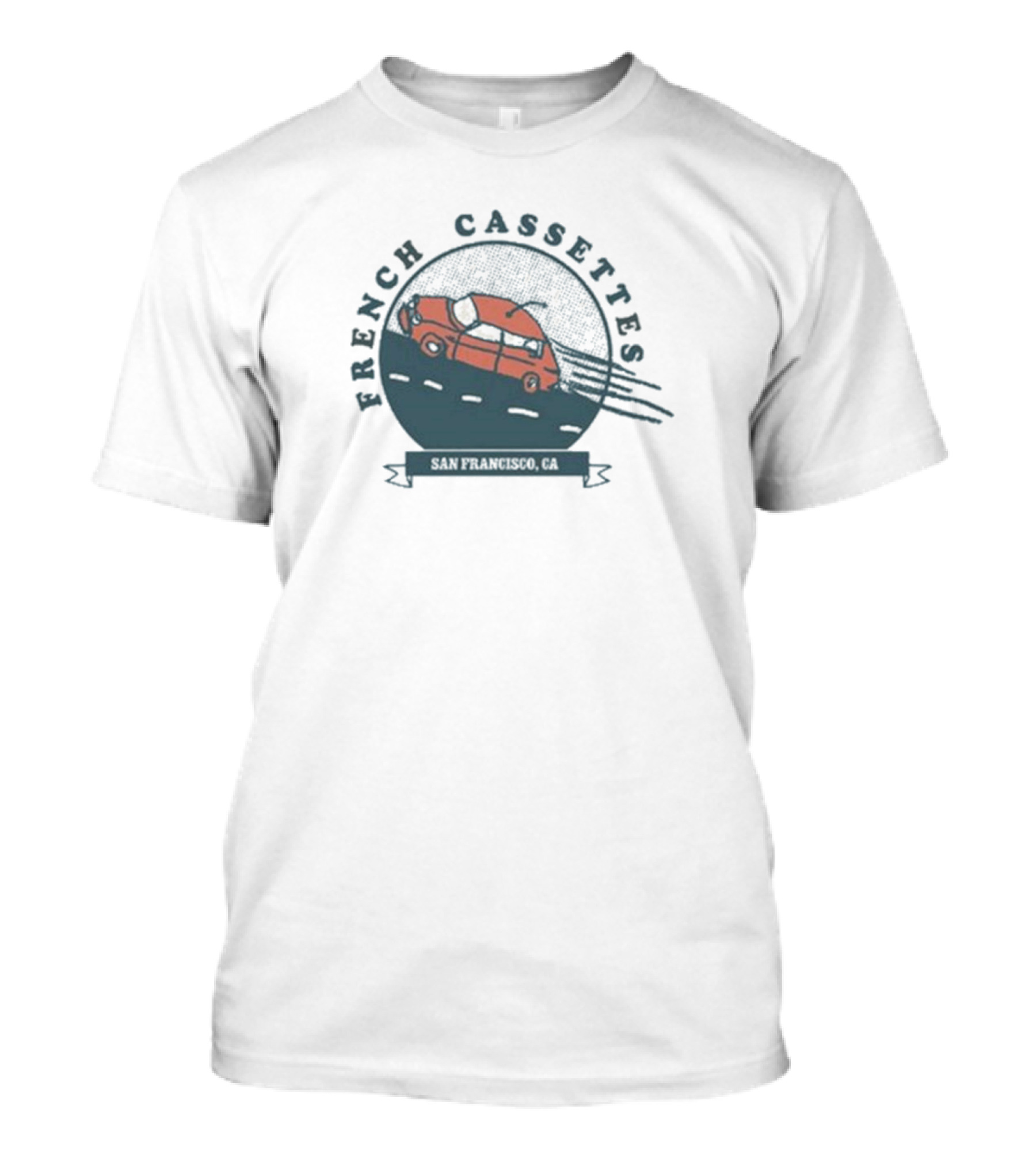 French Cassettes San Francisco CA Retro Van T-Shirt