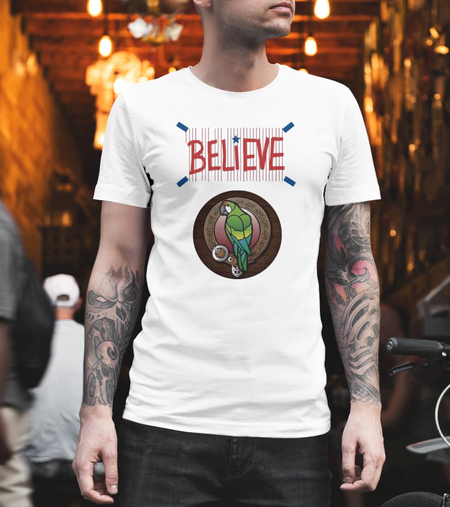 Believe Game Sound Red October At The Parrot Philadelphia Phillies T-Shirt