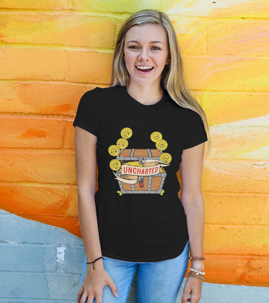 Less Than Jake Uncharted Treasure Chest And Coins T-Shirt