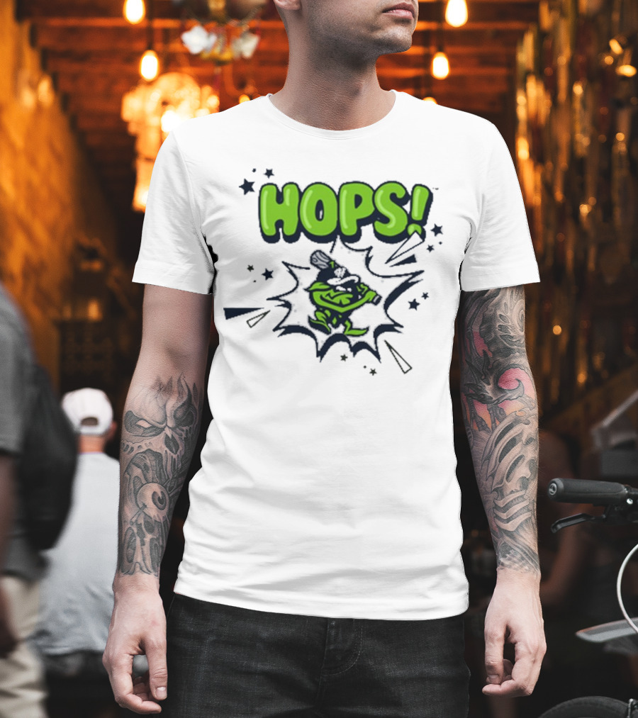 Hops Comic Burst Baseball 108 Stitches Youth T-Shirt