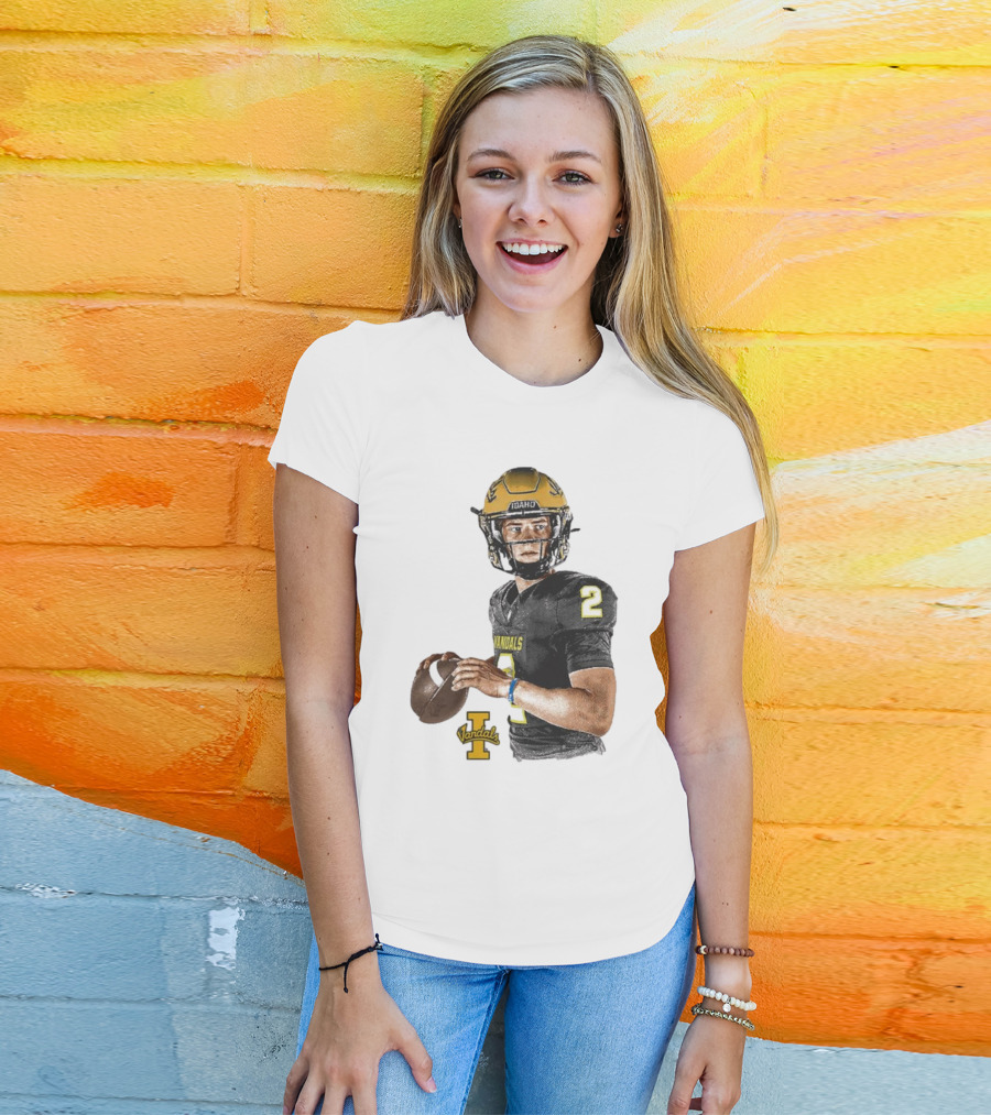 Idaho Vandals Football Player Jack Layne T-Shirt