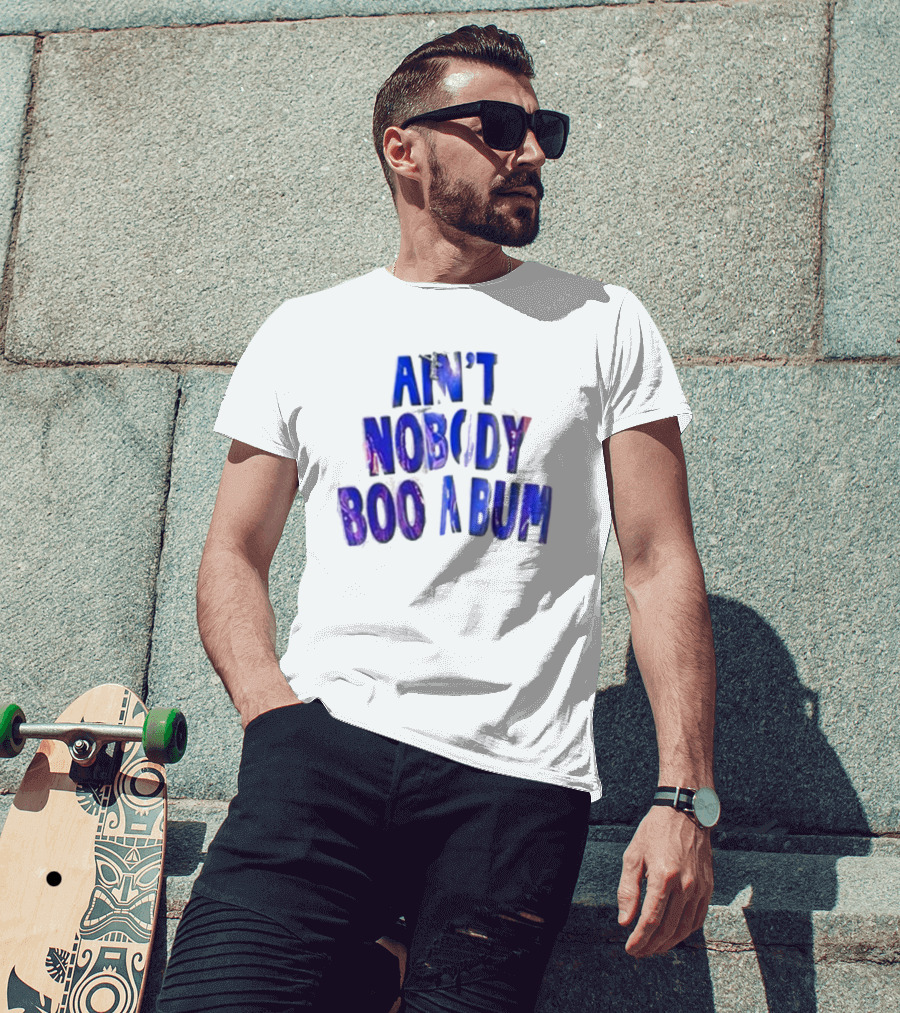 New York Yankees MLB Yankees Girl Ain't Nobody Boo A Bum T-Shirt