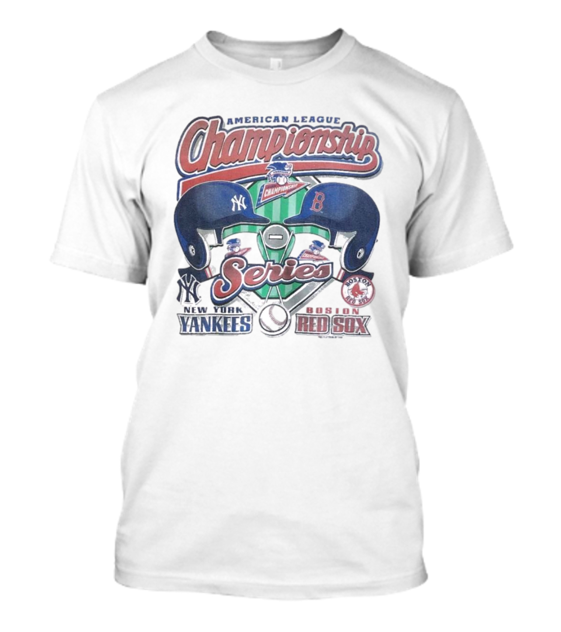 American League Championship Series New York Yankees Boston Red Sox Vintage T-Shirt