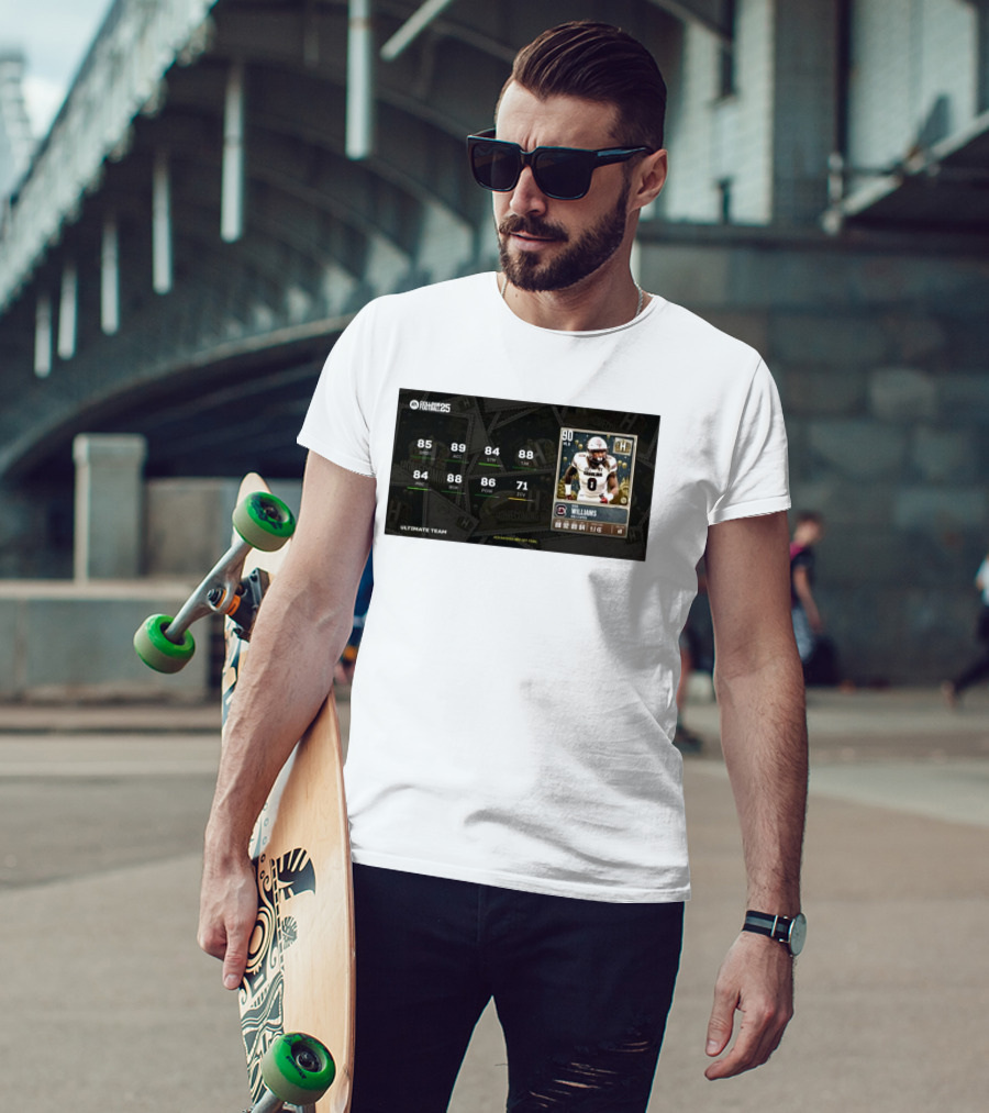 South Carolina Gamecocks Debo Williams Run Stopper Homecoming Key Ratings Madden NFL 25 Ultimate Team T-Shirt