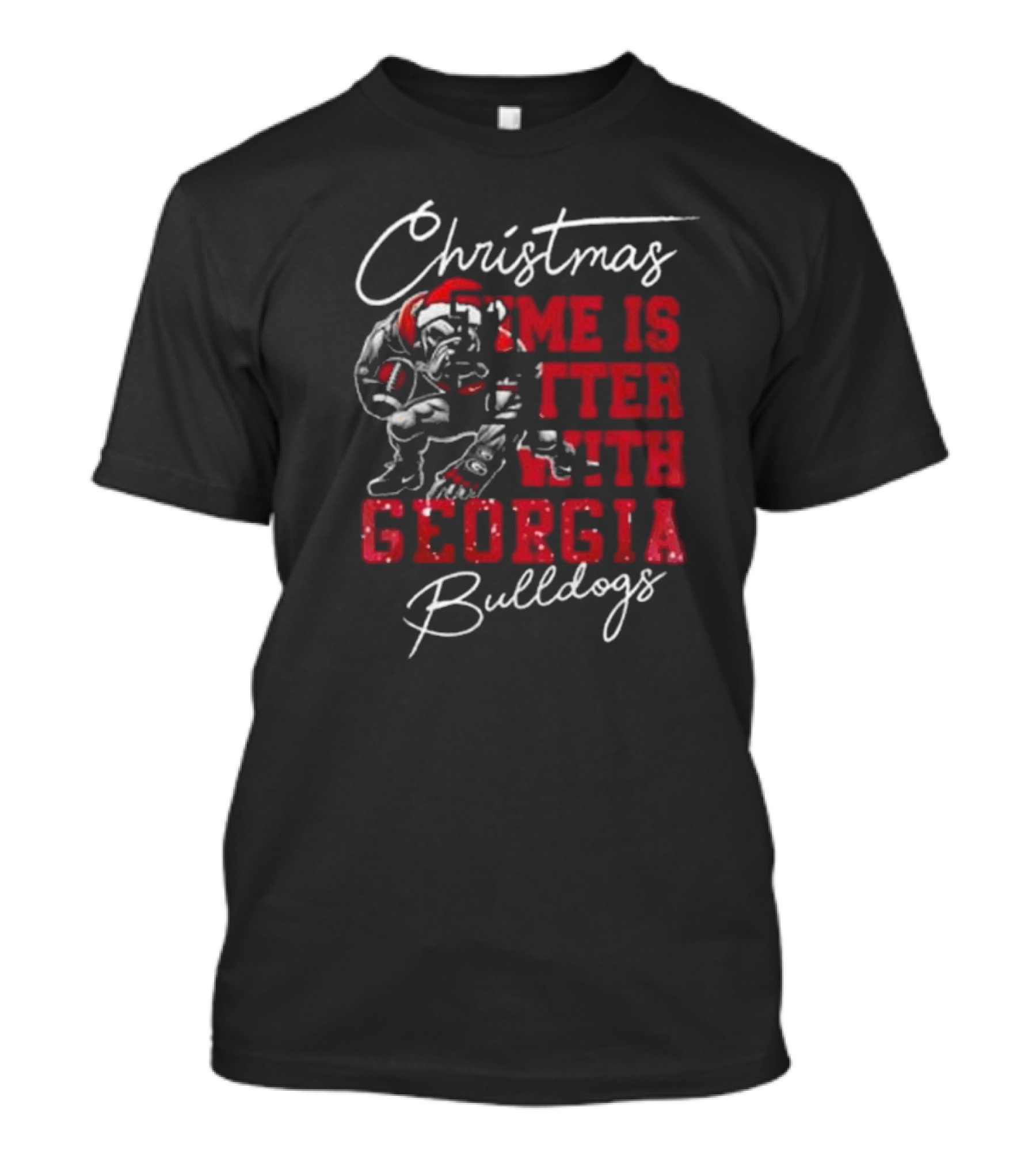 Christmas Joy Enhanced By The Georgia Bulldogs T-Shirt