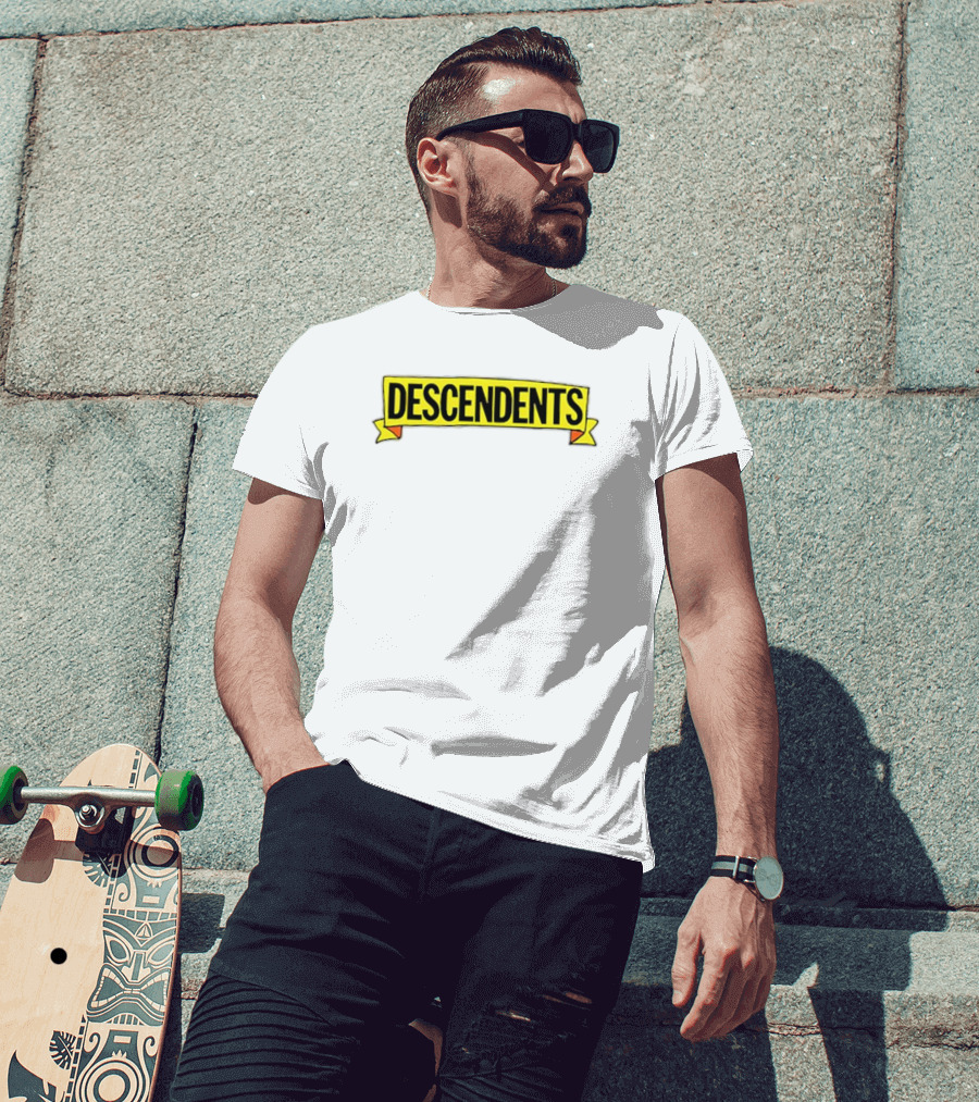 Descendents Day Of The Dork Yellow Logo Band Name T-Shirt