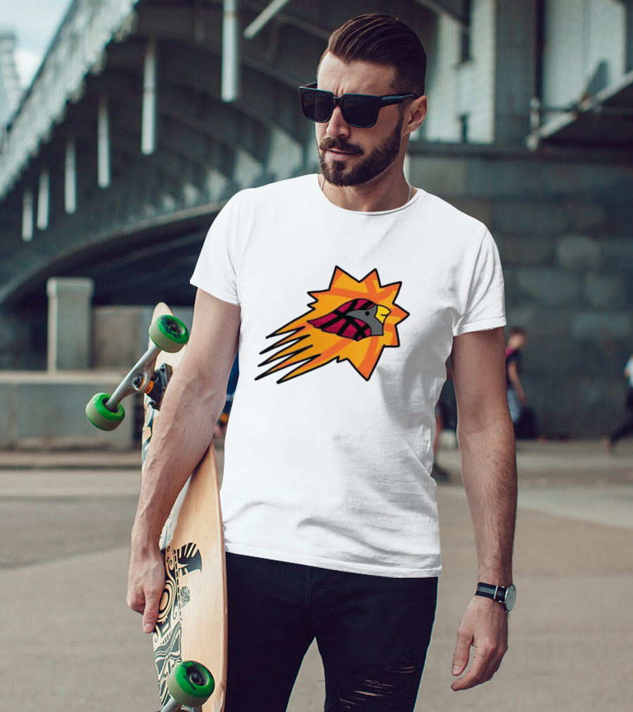 NFL NBA Cardinals Phoenix Suns Logo Mashup Combine T-Shirt