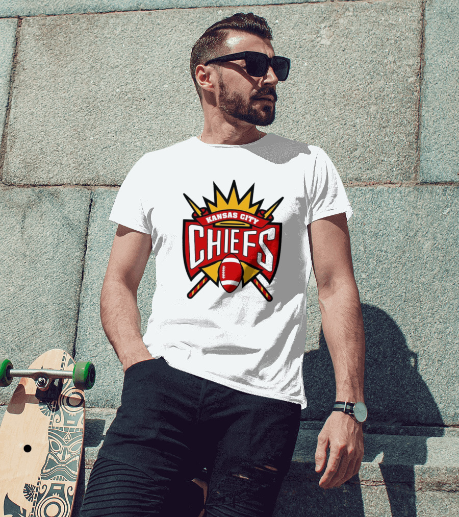 NFL NBA Kansas City Chiefs Sacramento Kings Mashup T-Shirt