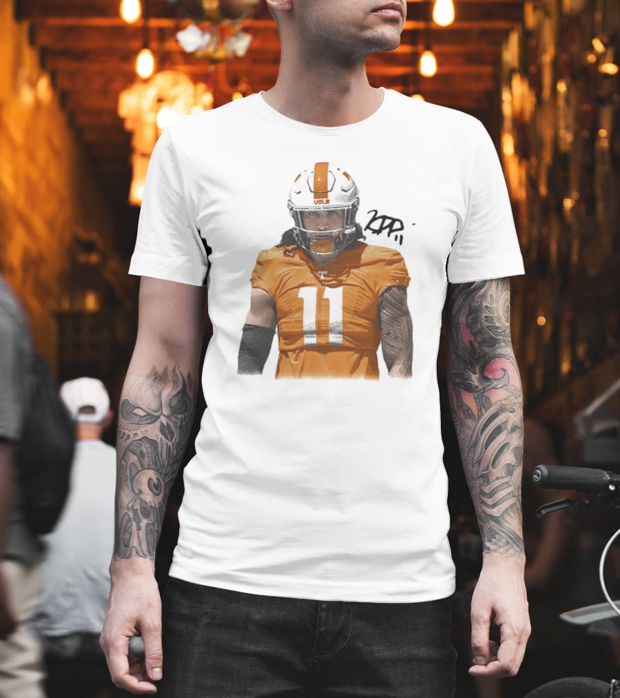 Keenan Pili Tennessee Vols NCAA Football Number 11 T-Shirt
