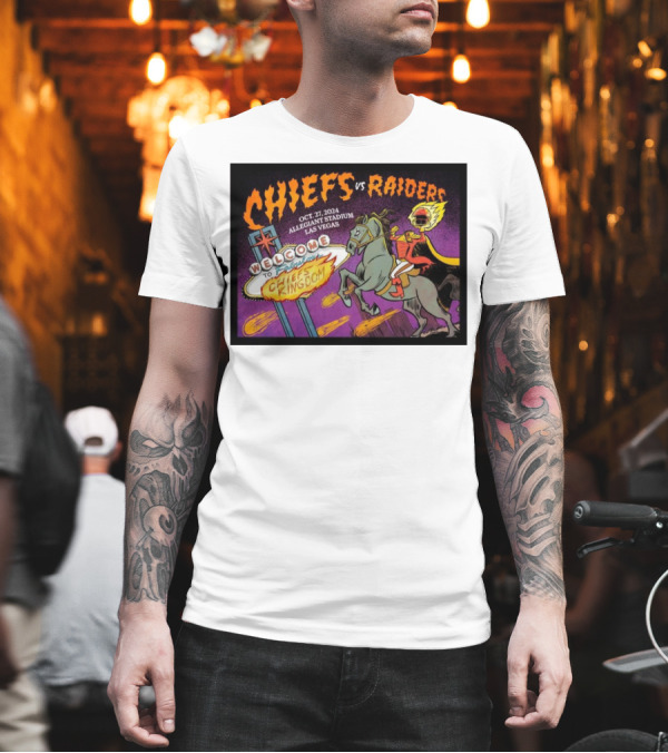 Chiefs Vs Raiders Welcome to Fabulous Chiefs Kingdom Oct 27 2024 Allegiant Stadium Las Vegas T-Shirt Chiefs Vs Raiders Welcome to Fabulous Chiefs Kingdom Oct 27 2024 Allegiant Stadium Las Vegas T-Shirt