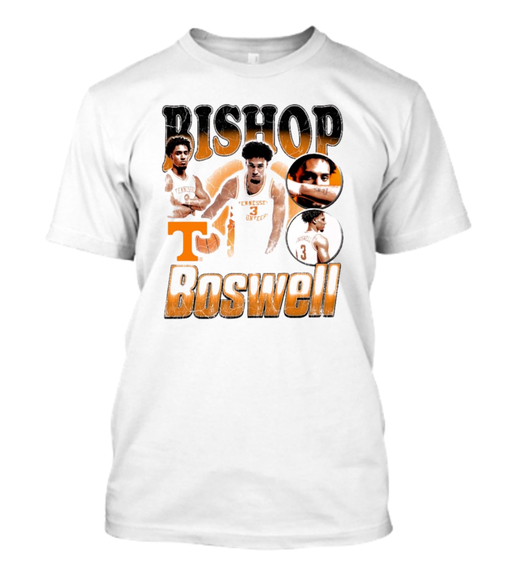 Bishop Boswell Tennessee Vols Basketball Retro 90s T-Shirt