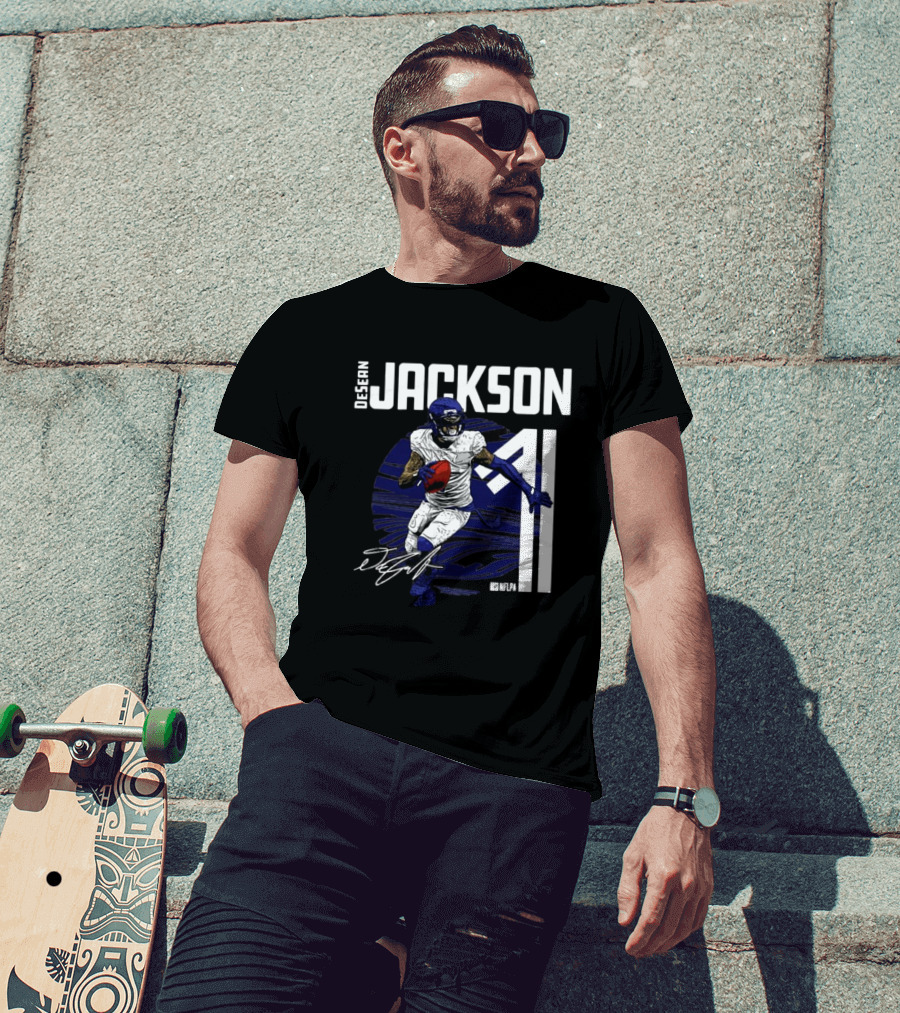 DeSean Jackson NFLPA Signature Baltimore Ravens Number 11 NFL T-Shirt