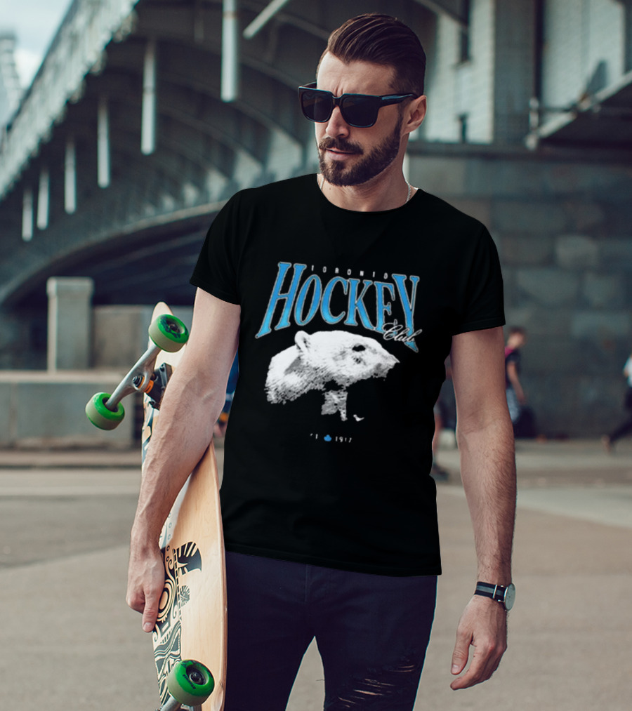 Toronto Hockey Club Est 1917 Flowbuds Vintage Ice Bear T-Shirt