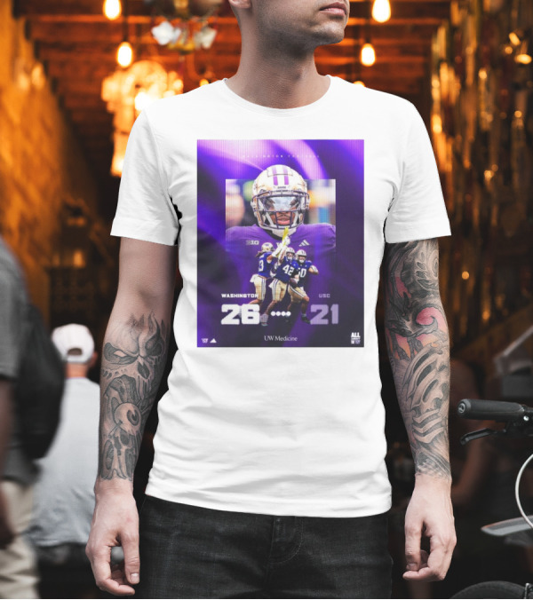 Washington Huskies 26-21 Victory Against USC Trojans 19 Straight At The Crib T-Shirt Washington Huskies 26-21 Victory Against USC Trojans 19 Straight At The Crib T-Shirt
