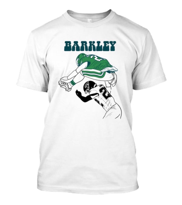 Barkley Leaps Over Jaguars Cornerback T-Shirt