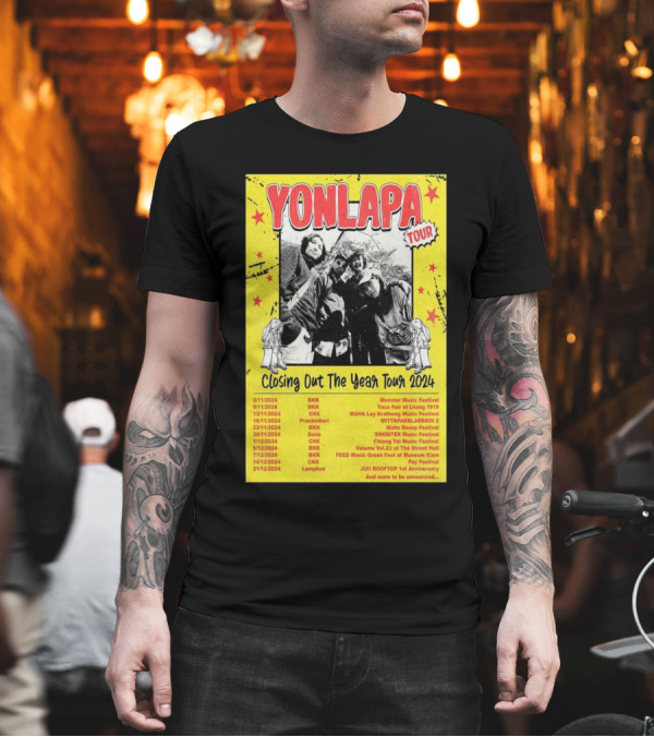 Yonlapa Tour Closing Out The Year Monster Music Festival 2024 Schedule T-Shirt Yonlapa Tour Closing Out The Year Monster Music Festival 2024 Schedule T-Shirt