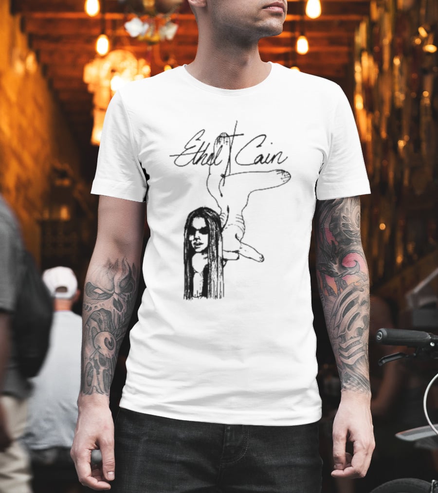 Ethel Cain Inbred Reissue Art Sketch T-Shirt