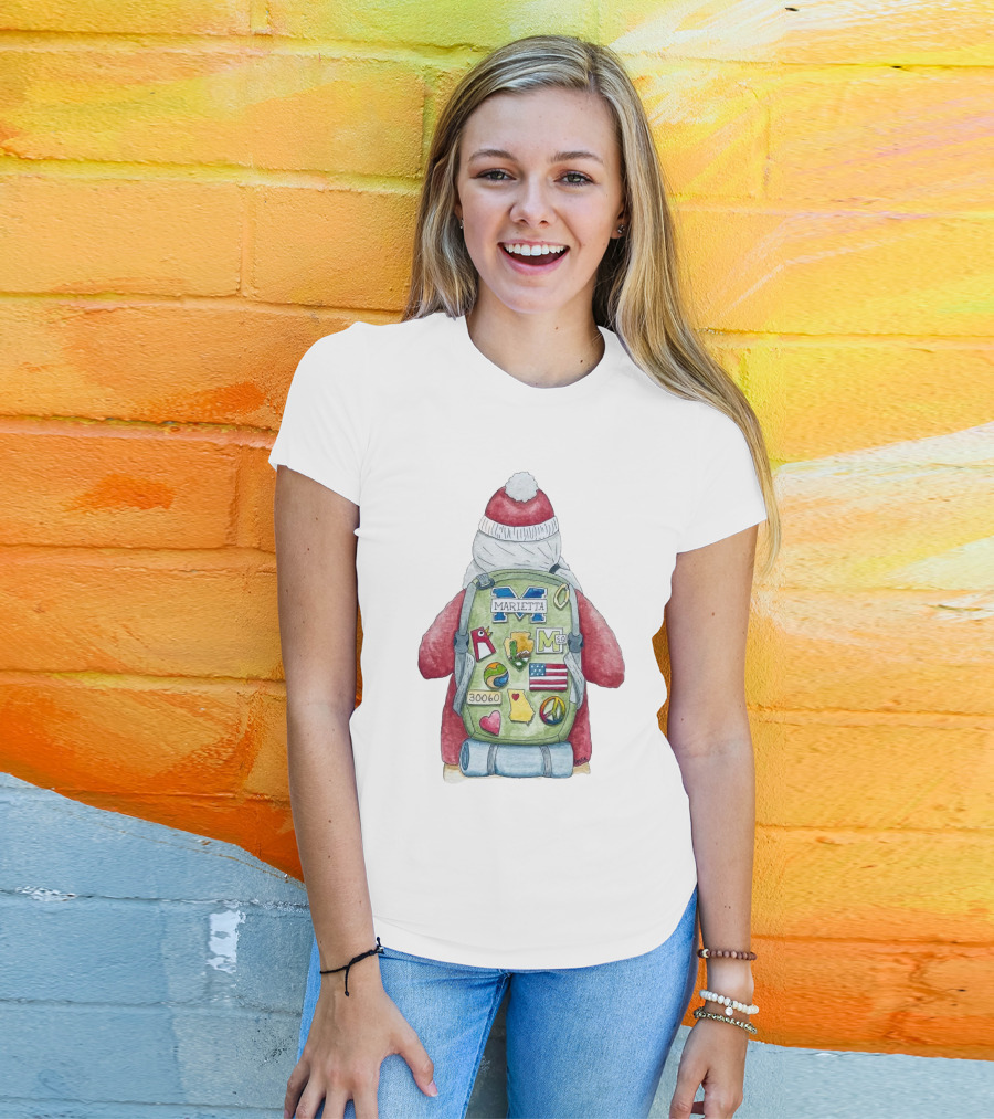 Santa Marietta 30060 Backpack Merry Christmas T-Shirt