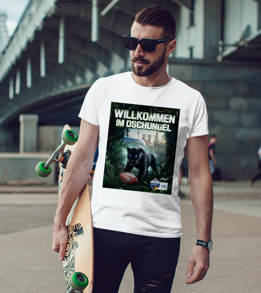 Willkommen Im Dschungel NFL München The Panthers Are Coming T-Shirt