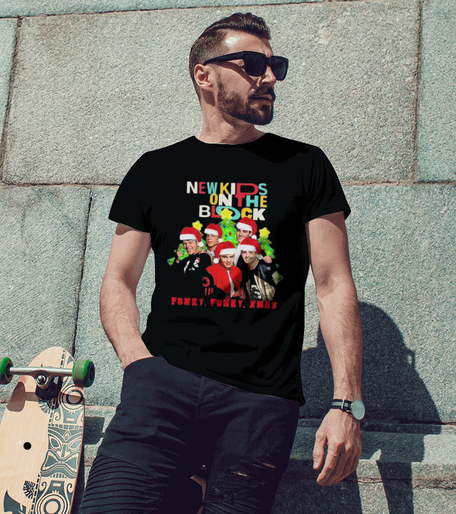 New Kids On The Block NKOTB Funky Funky Xmas Christmas T-Shirt