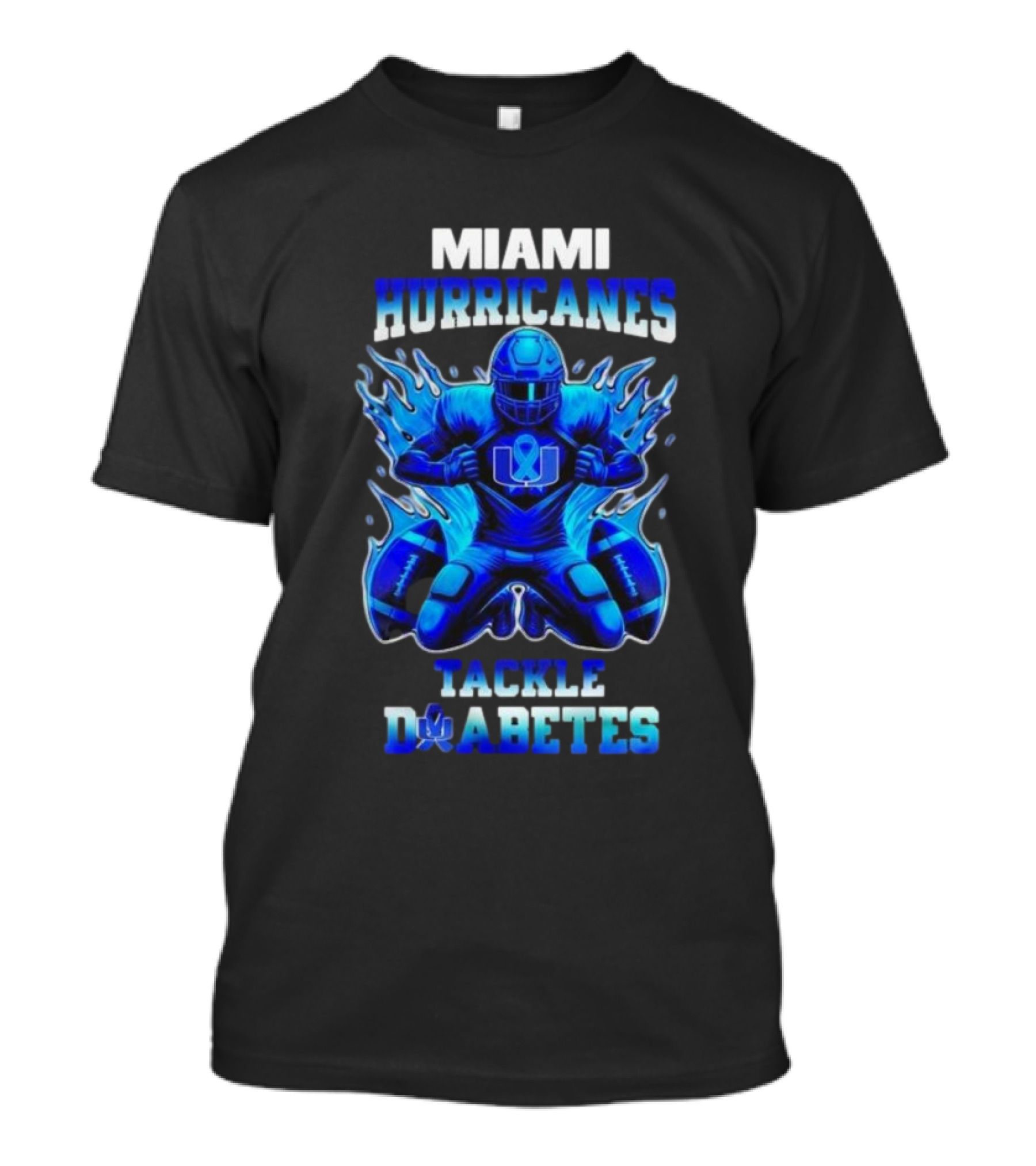 Miami Hurricanes Tackle Diabetes Awareness November T-Shirt