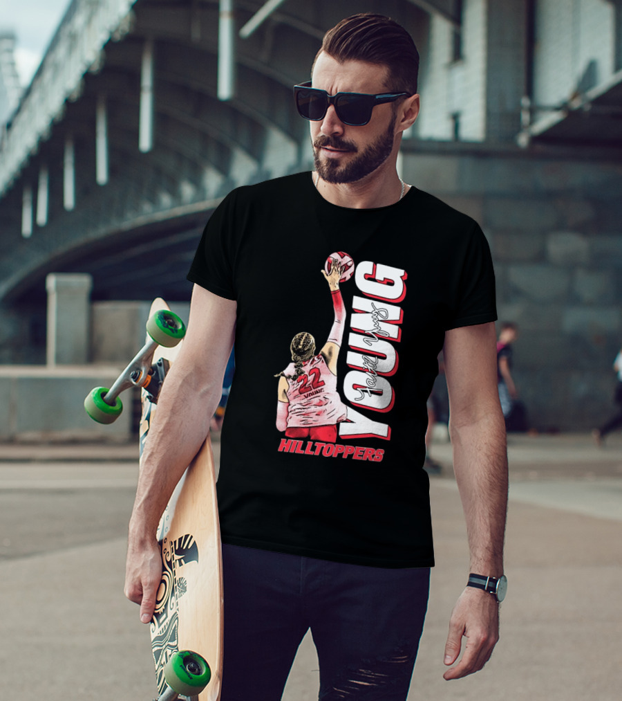 Faith Young Hilltoppers WKU Volleyball 22 Signature T-Shirt