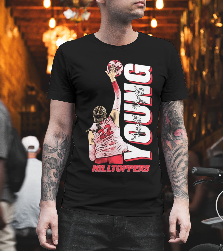 Faith Young Hilltoppers WKU Volleyball 22 Signature T-Shirt