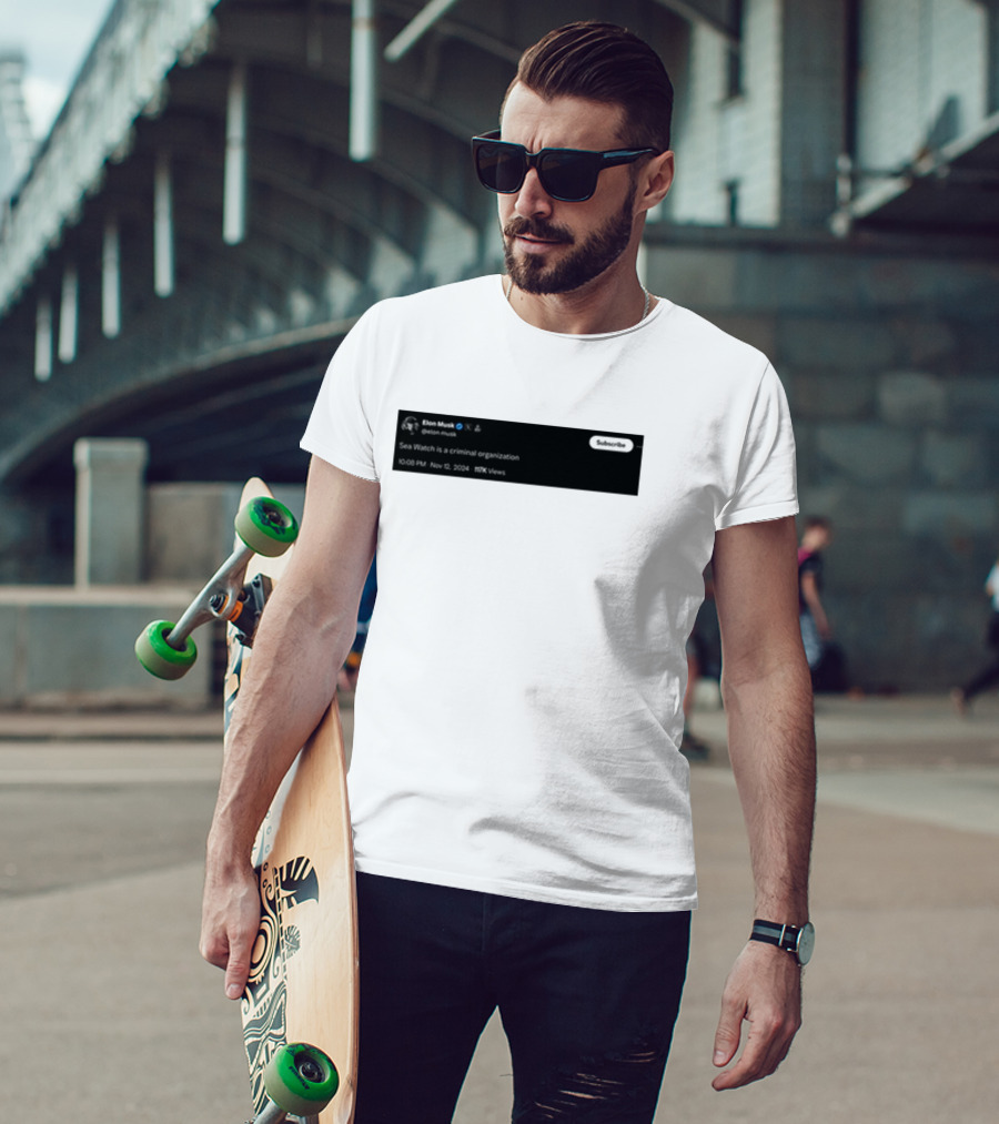 Elon Musk Tweet Sea Watch Is A Criminal Organization 2004 Viral T-Shirt