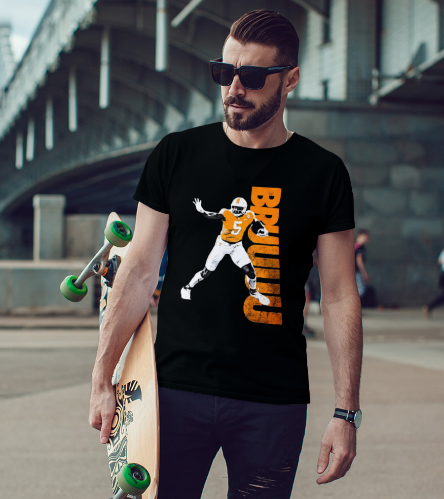 Bruuuu Tennessee Vols 5 Bru Mccoy NCAA Football Iconic T-Shirt