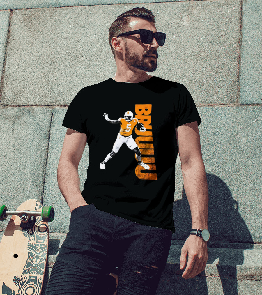 Bruuuu Tennessee Vols 5 Bru Mccoy NCAA Football Iconic T-Shirt
